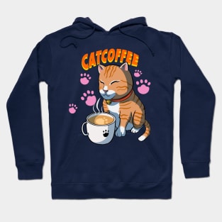 cat coffee Hoodie